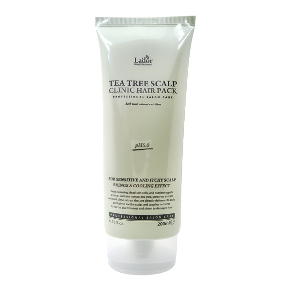Маска-пилинг для кожи головы с чайным деревом La'dor Tea Tree Scalp Clinic Hair Pack 200мл