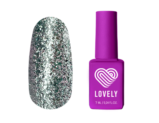 Гель-лак Lovely SR01 Shine Reflect светоотражающий с фольгой, 7 ml