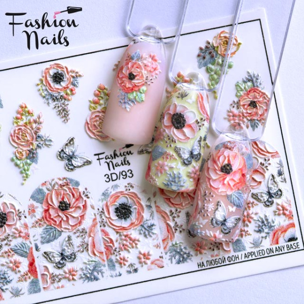 Слайдер дизайн FN 3D №93 Fashion Nails