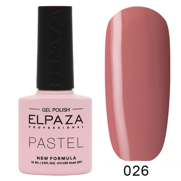 Гель-лак Pastel 026 Пралине 10 мл Elpaza