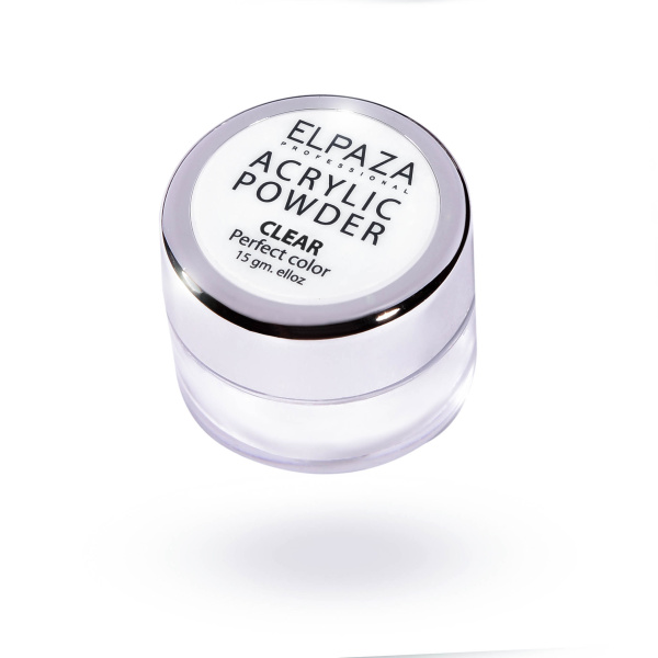 Акриловая пудра Acrylic Powder Clear Elpaza