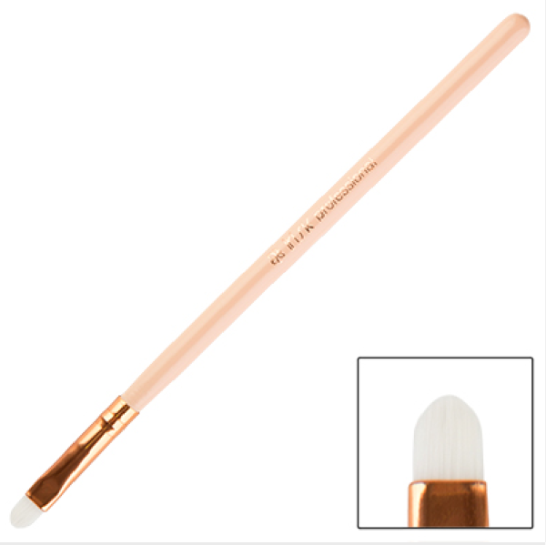 Кисть макияжная для жирных текстур маленькая, плоская Molly