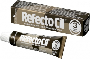 Краска  для бровей и ресниц №3, Коричневая RefectoCil 15 мл.