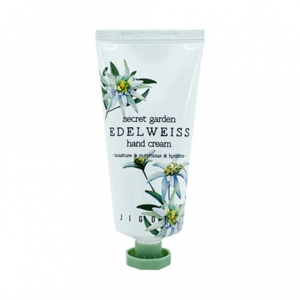 Крем для рук с экстрактом эдельвейса  SECRET GARDEN EDELWEISS HAND CREAM 121гр