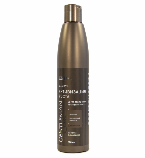 Шампунь активизирующий рост волос CUREX GENTLEMAN для мужчин 300 мл ESTEL