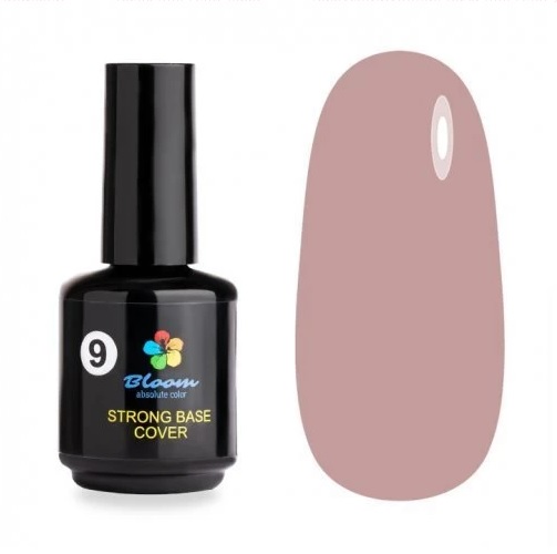 База Strong жесткая №9 Чайная роза 15 мл Bloom