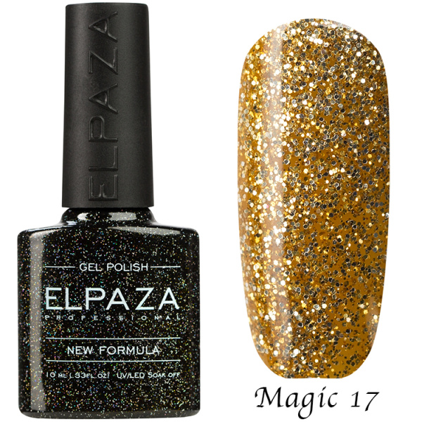 Гель-лак Magic Glitter 017 Нефертити 10 мл Elpaza