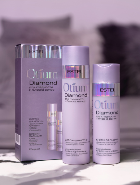 Набор Otium Diamond для гладкости и блеска волос шампунь+бальзам 200мл