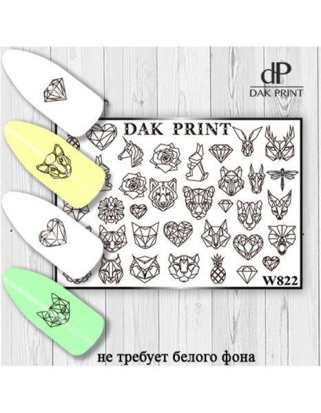 Слайдер Дизайн  W822 Dak Print