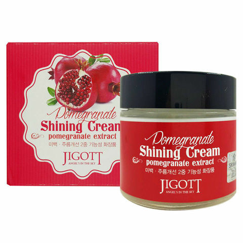 Крем для лица с экстрактом граната Pomegranate Shining Cream 70мл Jigott 