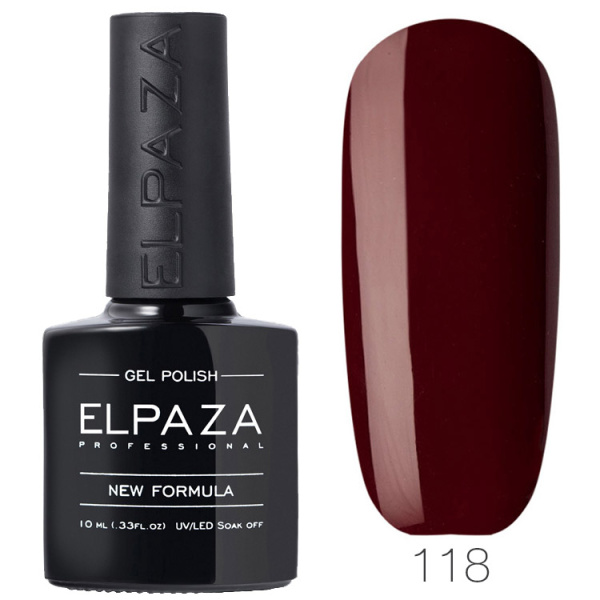 Гель-лак Classic 118 Вишневый сок 10 мл Elpaza