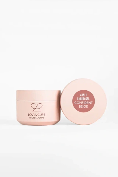 Полигель-архитектор 4 в1 UV/LED Liquid Gel Confident Beige 17 мл, LOVIA CURE