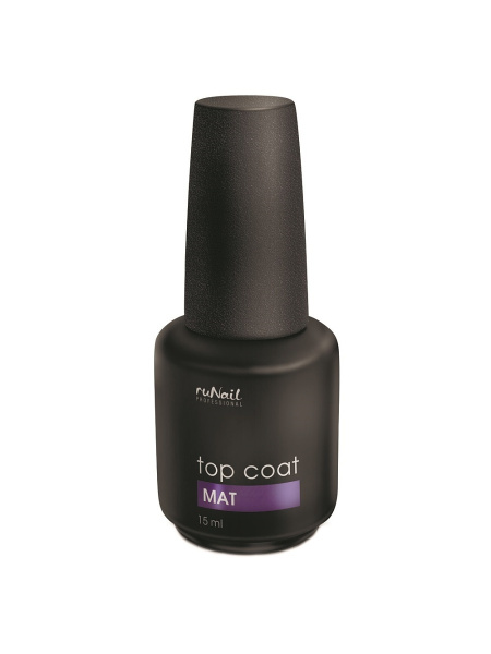 Матовый топ Top coat MATT 15мл. Runail 