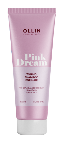PINK DREAM Тонирующий розовый шампунь для волос 250мл