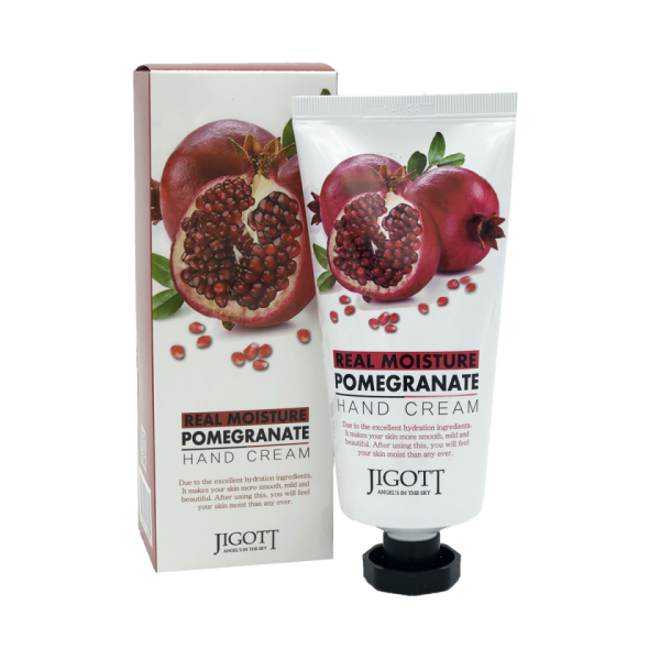 Увлажняющий крем для рук с экстрактом граната Real Moisture Pomegranate Hand Cream 100 мл JIGOTT