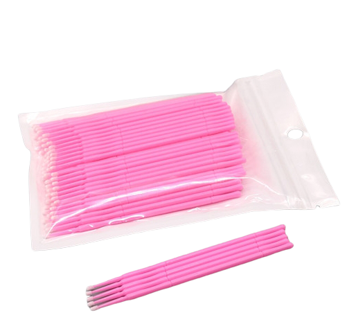 Микробраши 2мм розовые 100 шт.