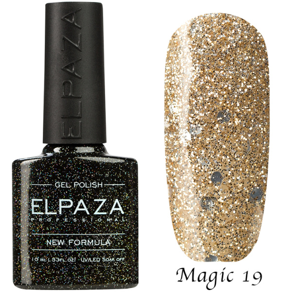 Гель-лак Magic Glitter 019 10 мл Elpaza