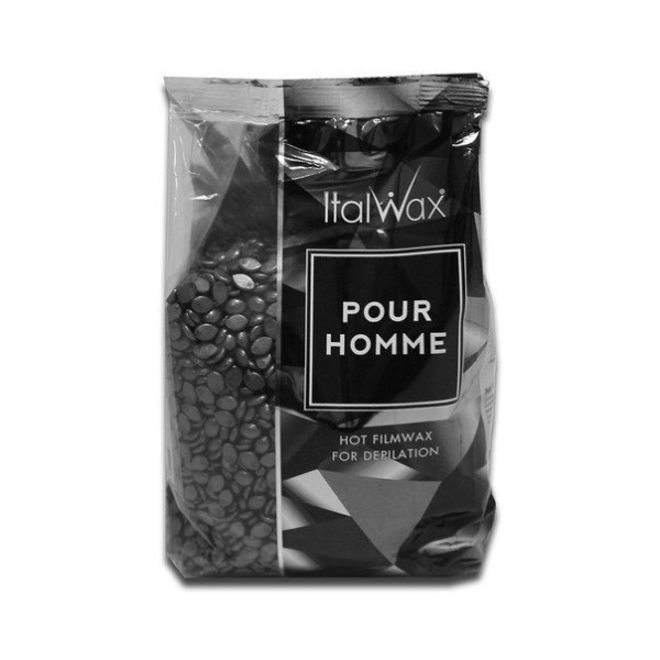 Воск горячий пленочный в гранулах мужской Pour Homme 1000 гр ITALWAX