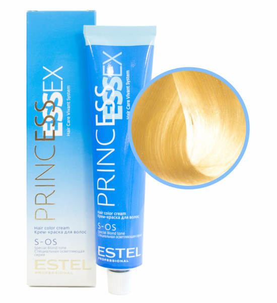 Крем-краска 100 Супер блонд натуральный S-OS PRINCESS ESSEX