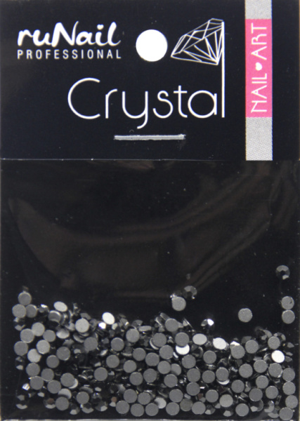 Cтразы 1,8 мм 288 шт черный