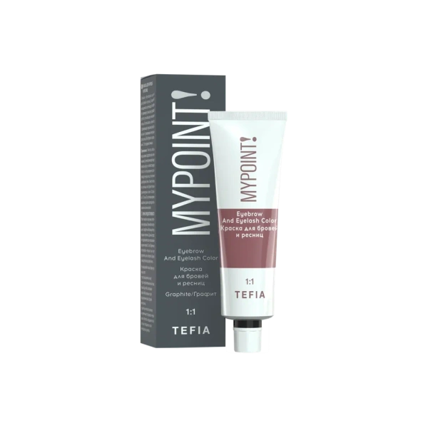 Краска для бровей и ресниц, графит 25 мл TEFIA MYPOINT