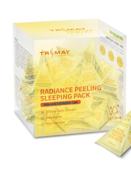 Ночная маска для ровного цвета лица с ниацинамидом смягчающая в пирамидках, 3 гр Trimay 