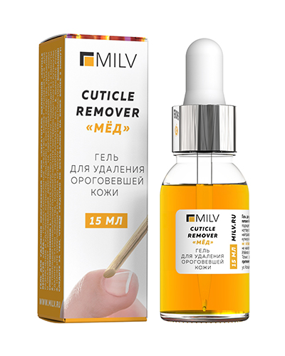 Гель для удаления кутикулы Cuticle Remover "Мед" 15 мл