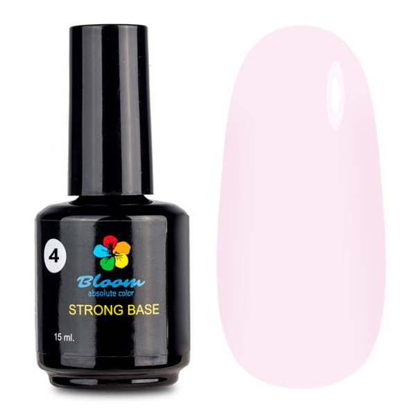База Strong жесткая №4 бледно-розовый 15 мл Bloom