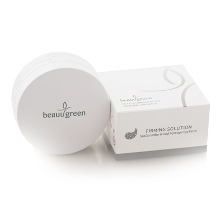 Патчи для глаз с экстрактом морского огурца и пудрой черного жемчуга BeauuGreen