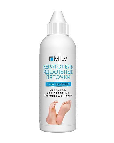 Кератогель Идеальные пяточки c AHA кислотами 100 мл Milv
