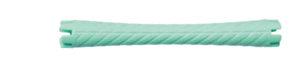 Бигуди пластиковые 10 мм 6шт мятные OLLN Prof