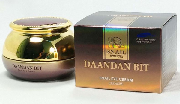 Антивозрастной крем с муцином улитки для кожи вокруг глаз Daandan BitSnail Eye Cream 50мл