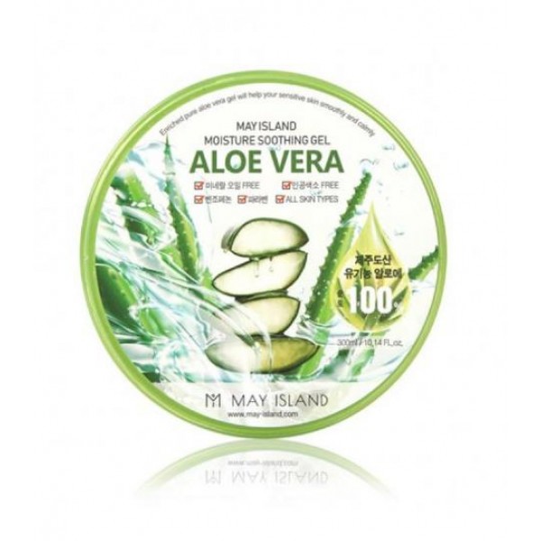 Гель для кожи лица Moisture Soothing Gel "Aloe Vera" 300 мл MAY ISLAND
