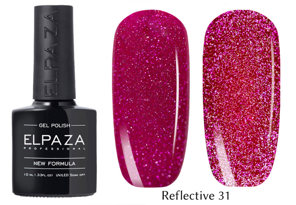 Гель-лак Reflective 31 светоотражающий 10 мл Elpaza