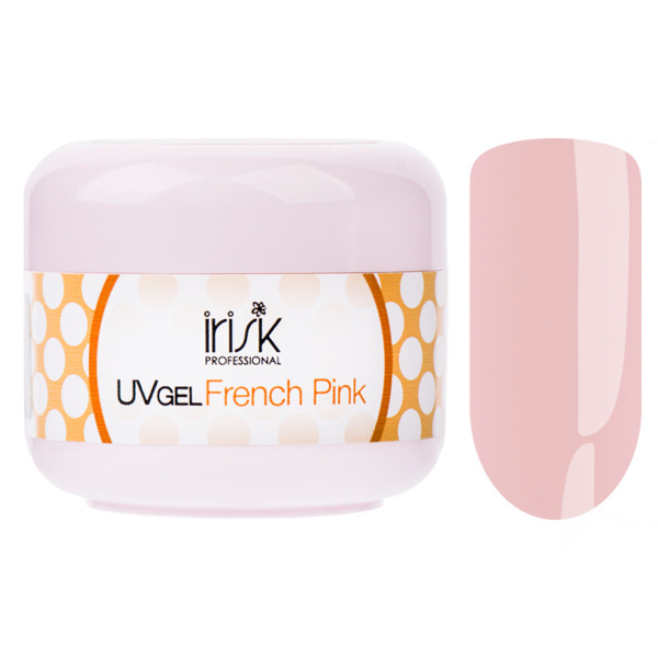 Камуфлирующий гель для наращивания French Pink, 15мл Irisk