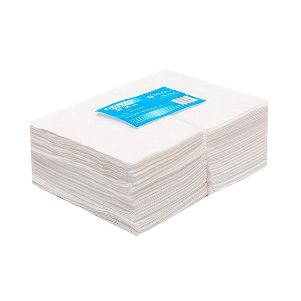 Салфетка одноразовая 30*40 спайнлес белый №100шт. пачка