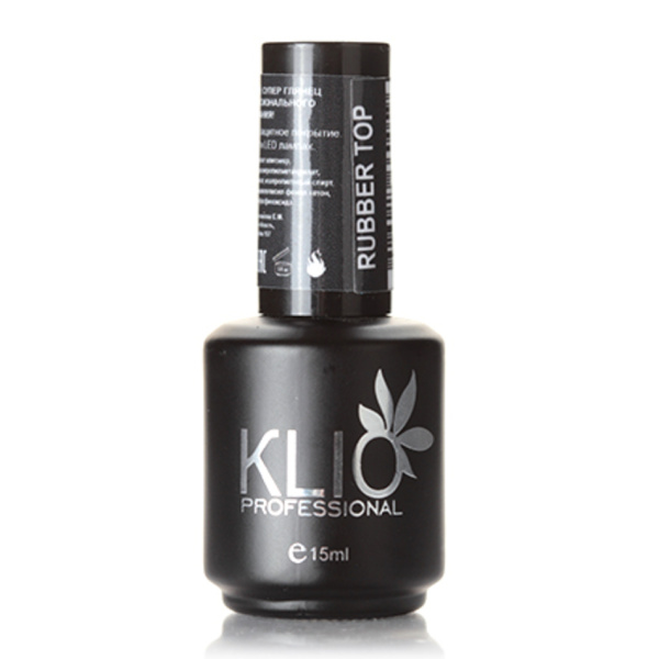 Верхнее покрытие без липкого слоя KLIO Rubber Top Coat 15 мл