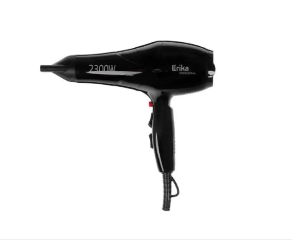 Фен профессиональный ERIKA PROFESSIONAL HDR-019B, 2300 Вт Черный