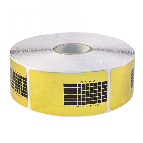 Формы для наращивания ногтей Узкие золотые 500шт. 