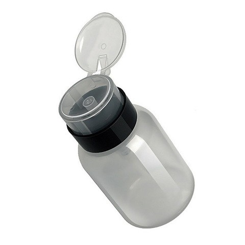 Помпа для жидкости RU-0664 120мл. полупрозрачный RuNail 