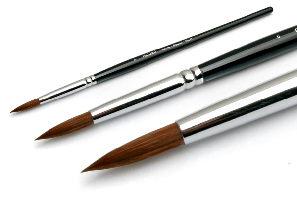 Кисть для акрила Sable Round NCR №6 Runail 