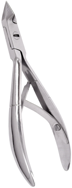 Кусачки для кутикулы КСС 6/10 (10мм), длинные пологие лезвия Silver Star