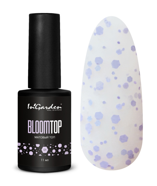 Матовый топ BLOOMTOP №3, 11 мл Ingarden