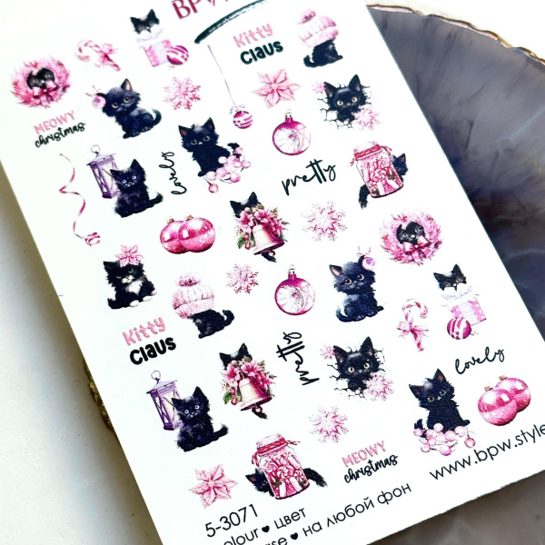 Слайдер-дизайн Kitty claus sd5-3071