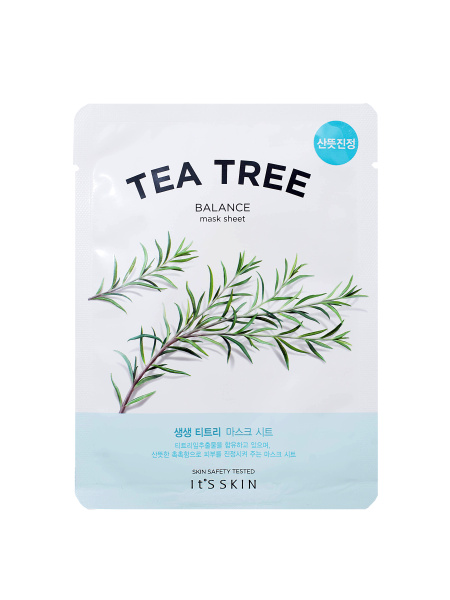 Противовоспалительная тканевая маска с чайным деревом The Fresh Tea Tree Mask Sheet