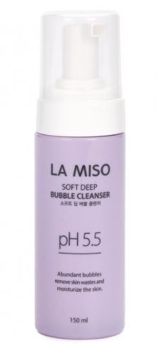 La Miso. Пенка мягкая кислородная для глубокого очищения PH 5.5 150 мл