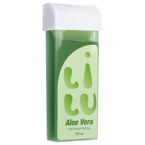 Воск тёплый в картридже, 100 мл LILU 10 Aloe Vera (средней плотности)