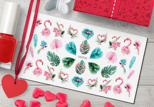 Слайдер-дизайн с белой подложкой ULV116 Delly Pur