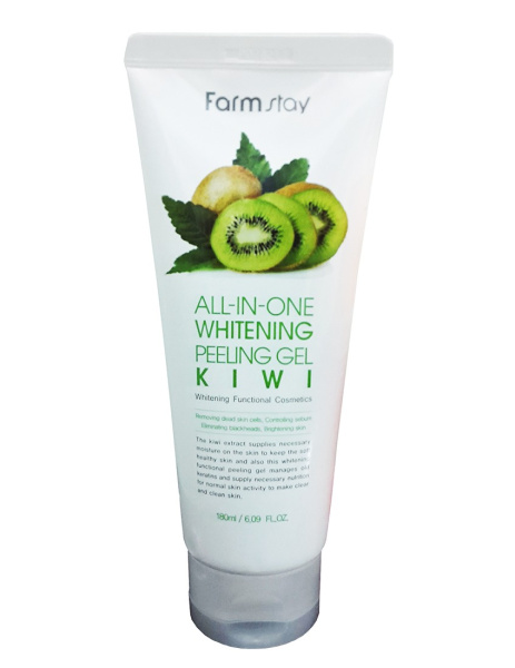 Пилинг-гель для лица киви FarmStay All In One Whitening Peeling Gel kiwi 180мл