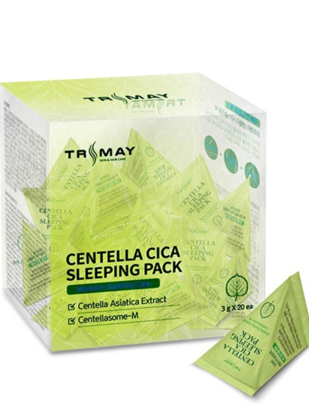 Ночная маска с центеллой восстанавливающая в пирамидках, 3 гр Trimay 